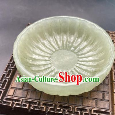 Chinese Jade Craft Carving Teacup Accessories Goblet Handiwork