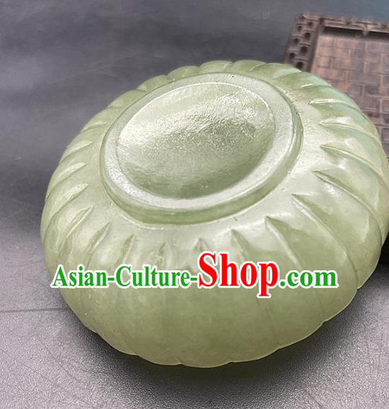 Chinese Jade Craft Carving Teacup Accessories Goblet Handiwork Chinese Jade Craft Carving Teacup Accessories Goblet Handiwork