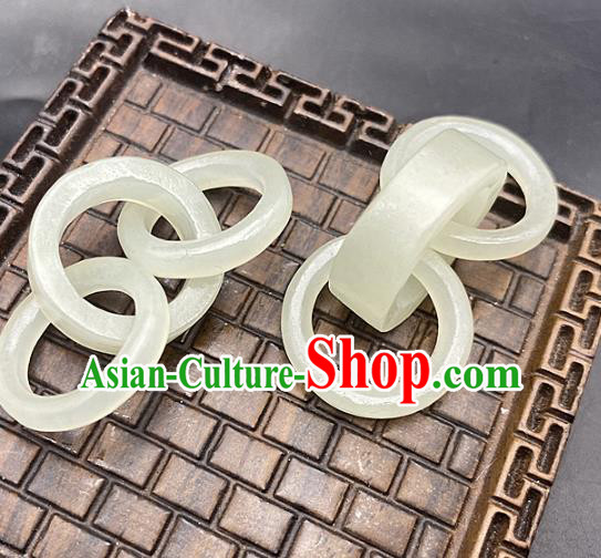 Chinese Ancient Carving Jade Rings Necklace Accessories Hetian Jade Pendant Jade Label Craft Chinese Ancient Carving Jade Rings Necklace Accessories Hetian Jade Pendant Jade Label Craft