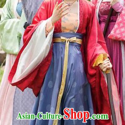 Chinese Ancient Song Dynasty Garment Historical Costumes and Headpieces Drama Serenade of Peaceful Joy Princess Zhao Huirou Dress