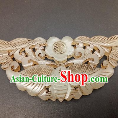 Chinese Handmade Jade Waist Accessories Handgrip Craft Handmade Jade Jewelry Carving Butterfly Jade Pendant