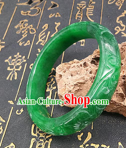 Chinese Ancient Hanfu Green Jade Bangle Hetian Jade Jewelry Jadeite Bracelet Accessories Chinese Ancient Hanfu Green Jade Bangle Hetian Jade Jewelry Jadeite Bracelet Accessories