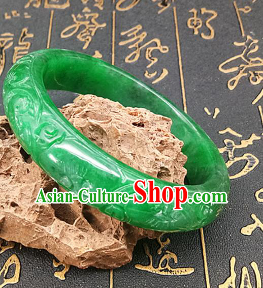 Chinese Ancient Hanfu Green Jade Bangle Hetian Jade Jewelry Jadeite Bracelet Accessories Chinese Ancient Hanfu Green Jade Bangle Hetian Jade Jewelry Jadeite Bracelet Accessories