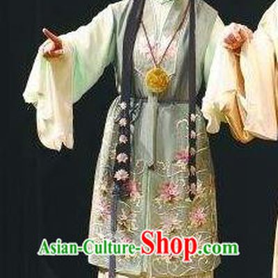 Chinese Traditional Peking Opera Laodan Kun Opera Jade Hairpin Costumes Apparel Old Women Garment and Headpieces