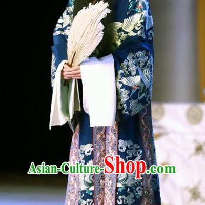 Chinese Beijing Opera Apparels Garment Peking Opera the Empty City Stratagem Elderly Male Zhuge Liang Costumes and Hat