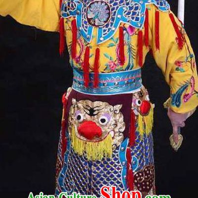 Traditional Chinese Peking Opera Martial Actress Dress Farewell My Concubine Costumes Wudan Yu Ji Garment and Headwear