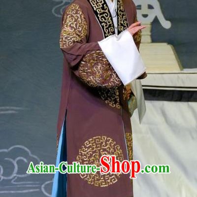 Chinese Traditional Peking Opera Elderly Lady Garment Costumes Yangmen Female General Dowager Countess She Saihua Apparels and Headwear