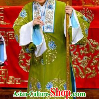 Chinese Traditional Peking Opera Elderly Women Garment Costumes Yangmen Female General Countess She Saihua Apparels and Headpieces