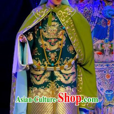 Chinese Traditional Peking Opera Countess She Saihua Yangmen Female General Garment Costumes Elderly Female Apparels and Headwear