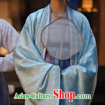 Ancient Chinese Song Dynasty Princess Costumes Historical Drama Serenade of Peaceful Joy Zhao Huirou Garment and Headpieces