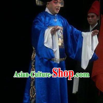 Chinese Peking Opera Official Costumes Apparels Selling Youlang Exclusive to the Flower Leader Minister Garment and Hat