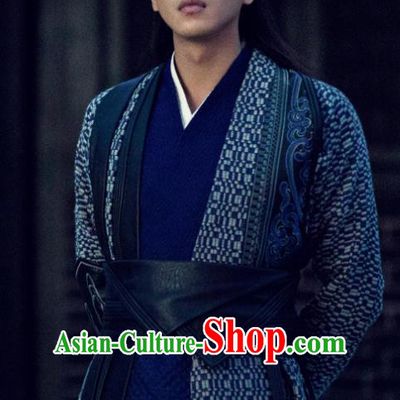 Qing Yu Nian Chinese Ancient Drama Joy of Life Swordsman Fan Xian Replica Costume for Men