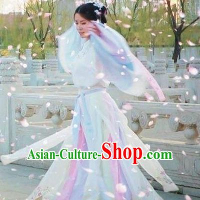 Chinese Traditional Dance Ban Hu Sha Hanfu Dress Classical Dance Stage Performance Costume for Women