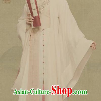 Chinese Ancient Noble Female Fan Ruoruo Drama Qing Yu Nian Joy of Life Song Yi Replica Costume and Headpiece Complete Set