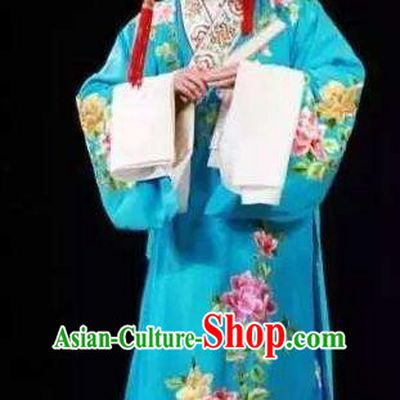Chinese Beijing Opera Young Male Garment Costumes and Headwear Pick Up the Jade Bracelet Shaoxing Opera Scholar Xiaosheng Fu Peng Yellow Robe Apparels
