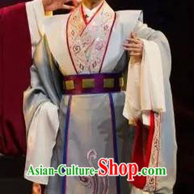 Chinese Yue Opera Xiaosheng Cao Pi Garment Costumes and Headwear Tong Que Tai Shaoxing Opera Young Male Niche Apparels