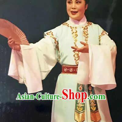 Mo Chou Nv Chinese Yue Opera Xiaosheng Costumes and Headwear Shaoxing Opera Young Male Garment Scholar Apparels