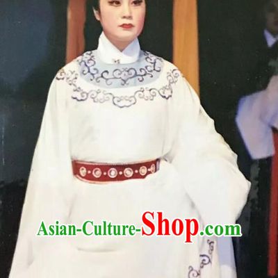 Chinese Yue Opera Xiaosheng Lu Yong Apparels Mo Chou Nv Costumes and Headwear Shaoxing Opera Young Male Scholar Garment