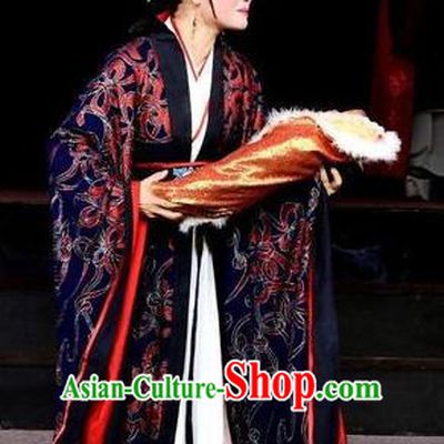 Chinese Shaoxing Opera Queen Apparels Costumes and Headdress Yue Opera Rani Princess Cai Wenji Dress Garment