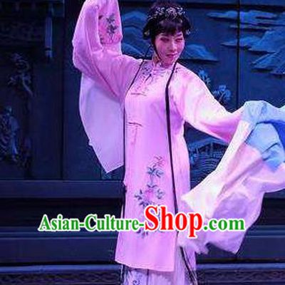 Coriolanus and Du Liniang Chinese Shaoxing Opera Young Female Apparels and Headdress Yue Opera Hua Tan Actress Garment Dress Costumes