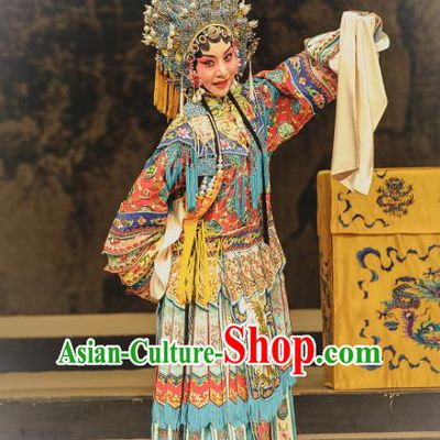 Chinese Kun Opera Consort Yang Dress The Palace of Eternal Youth Actress Costumes Peking Opera Hua Tan Apparels Garment and Headdress