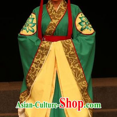Chinese Yue Opera Young Male Costumes and Headwear Han Gong Yuan Shaoxing Opera Court Eunuch Garment Apparels