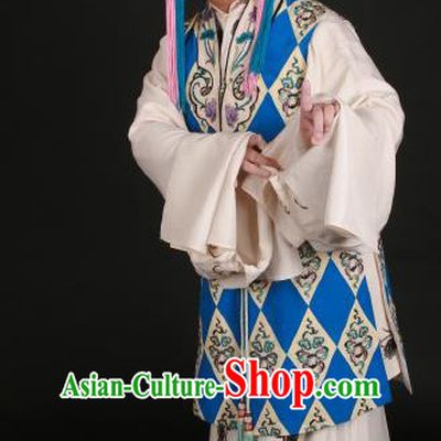 The Autumn River Chinese Beijing Opera Taoist Nun Costumes Peking Opera Garment Female Hua Tan Apparels and Headdress