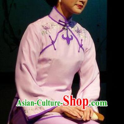 Chinese Shaoxing Opera Young Female Sister Yuqing Garment Costumes and Headdress Yue Opera Hua Tan Country Woman Dress Apparels