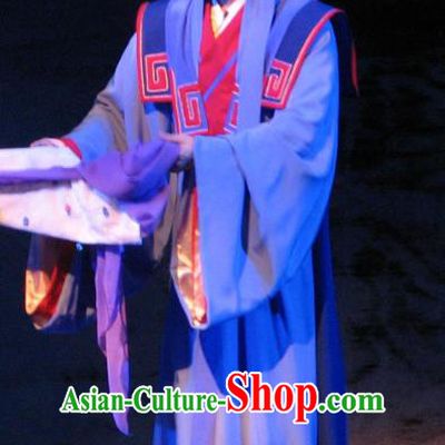 Painted Skin Hua Pi Chinese Yue Opera Xiaosheng Costumes and Headwear Shaoxing Opera Young Male Garment Scholar Wang Apparels