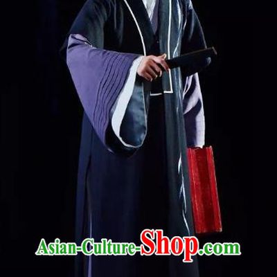 Chinese Yue Opera Xiao Xiao Chun Yu Niche Zhang Zhichen Costumes and Headwear Shaoxing Opera Apparels Young Male Garment