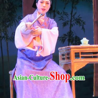Chinese Yue Opera Niche Physician Chen Shigong Costumes and Headwear Ren Heart Medicine Shaoxing Opera Young Male Xiaosheng Apparels Garment