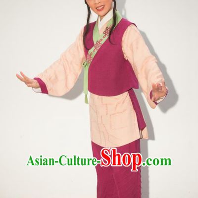 Chinese Yue Opera Young Boy Costumes and Headwear Ren Heart Medicine Shaoxing Opera Wa Wa Ssheng Apparels Garment