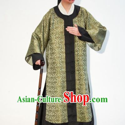 Chinese Yue Opera Middle Age Man Costumes Apparels and Headwear Ren Heart Medicine Shaoxing Opera Laosheng Elderly Male Garment