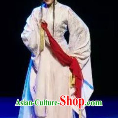 Chinese Shaoxing Opera The Story of Goddess Hua Tan Costumes and Headpieces Yue Opera Actress Young Lady Dress Garment Apparels