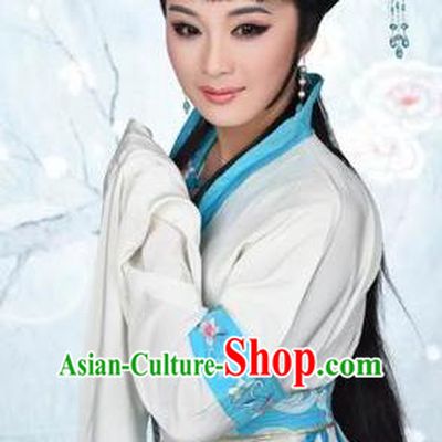 Chinese Shaoxing Opera Hua Tan Chen Sanliang Apparels Hua Zhong Jun Zi Costumes and Headpieces Yue Opera Actress Dress Garment