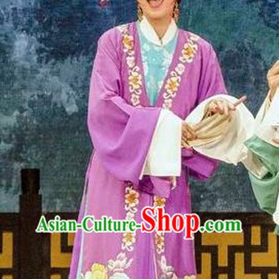 Chinese Shaoxing Opera Young Mistress Dress Apparels Costumes and Hair Accessories Yue Opera Noble Female Hua Zhong Jun Zi Garment