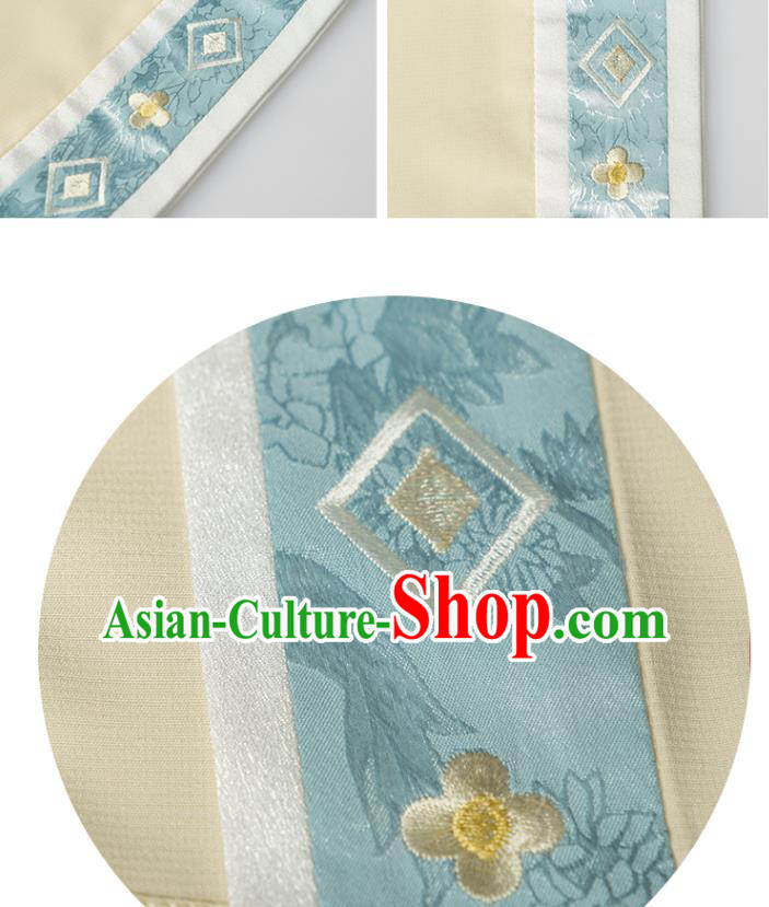 Chinese Traditional Song Dynasty Historical Costumes Ancient Young Lady Embroidered Hanfu Dress Garment Chinese Traditional Song Dynasty Historical Costumes Ancient Young Lady Embroidered Hanfu Dress Garment