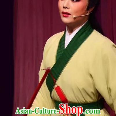 Fang Cao Meng Chinese Yue Opera Xiaosheng Young Male Apparels and Headwear Shaoxing Opera Scholar Chen Erlang Garment Costumes