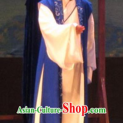 Huang Dao Po Chinese Yue Opera Young Man Garment Costumes and Headwear Shaoxing Opera Scholar Robe Apparels