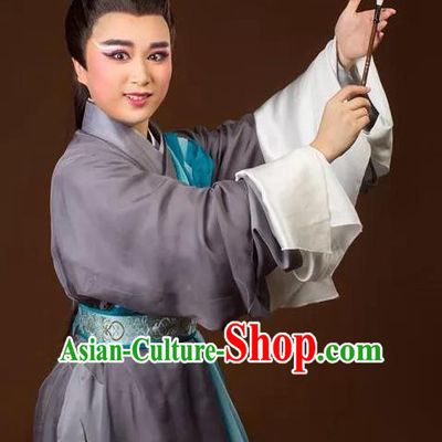 Seng Yao Chinese Yue Opera Xiaosheng Scholar Garment and Headwear Shaoxing Opera Young Male Niche Apparels Costumes
