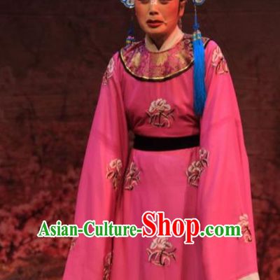 Yi Jian Zhong Qing Chinese Yue Opera Chou Role Yan Jun Garment Costumes and Headwear Shaoxing Opera Young Male Bully Apparels