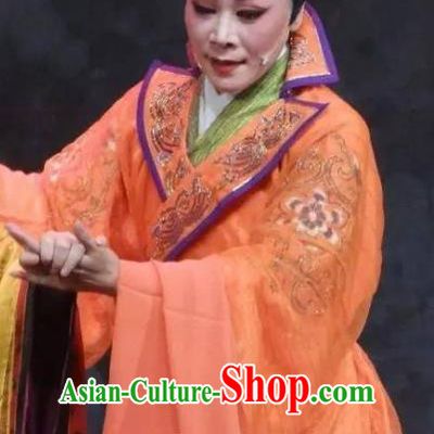Chinese Yue Opera Xiaosheng Dong Wenzhong Garment Clothing and Headwear Rong Hua Dream Shaoxing Opera Scholar Apparels Costumes