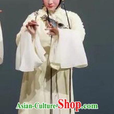 Chinese Kun Opera Actress Diva Rosy Dress Costumes and Headdress Wu Shi Ji Kunqu Opera Garment Young Mistress Li Ruoshui Apparels