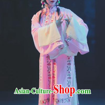 Chinese Kun Opera Noble Lady Dress Apparels Costumes and Headdress Nan Ke Dream Kunqu Opera Princess Yao Fang Diva Garment