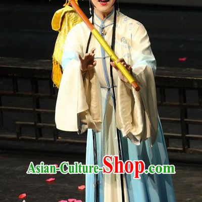 Chinese Kun Opera Young Lady Li Daiyu Dress Apparels Costumes and Headpieces Dream of Red Mansions Kunqu Opera Hua Tan Diva Garment