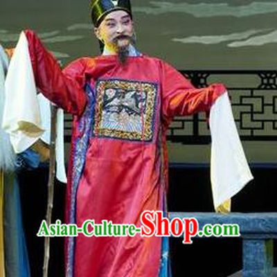 Chinese Kun Opera Official Apparels Garment Costumes and Headwear Kunqu Opera the Legend of Washing the Silk Gauze Clothing