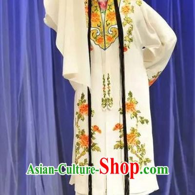 Chinese Kun Opera Hua Tan Bai Suzhen Apparels Costumes and Headpieces Leifeng Pagoda Kunqu Opera Young Female Dress Garment