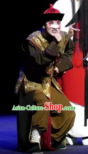 Gu Yanwu Chinese Figurant Chou Role Apparels and Headwear Kunqu Opera Soldier Garment Costumes Gu Yanwu Chinese Figurant Chou Role Apparels and Headwear Kunqu Opera Soldier Garment Costumes