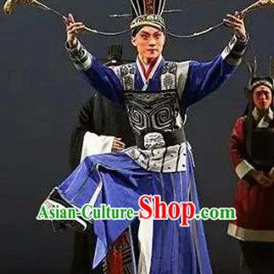 Chinese Kun Opera Confucius Young Man Prince Costumes and Headwear Kunqu Opera Xiaosheng Garment Apparels