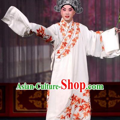 Dream in The Garden Chinese Kun Opera Young Scholar Liu Mengmei Costumes and Headwear Kunqu Opera Xiaosheng Garment Apparels
